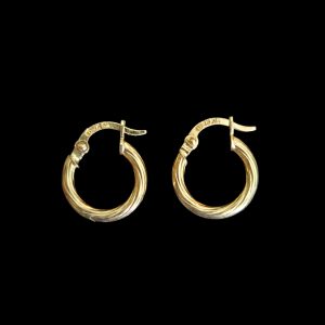 gold earrings