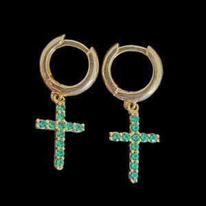 cross earrings